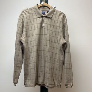 ARROW LONG SLEEVE POLO SZ L